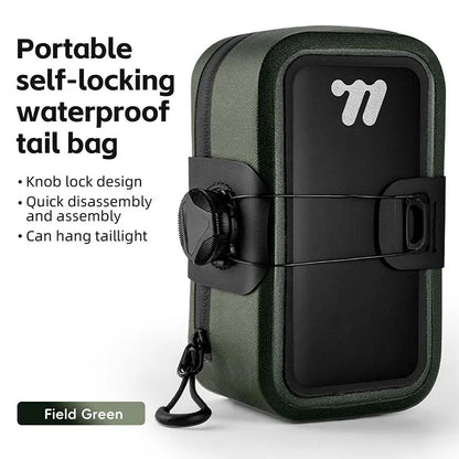Waterproof Bike Saddle Bag – Compact 600D TPU Cycling Storage by West Biking