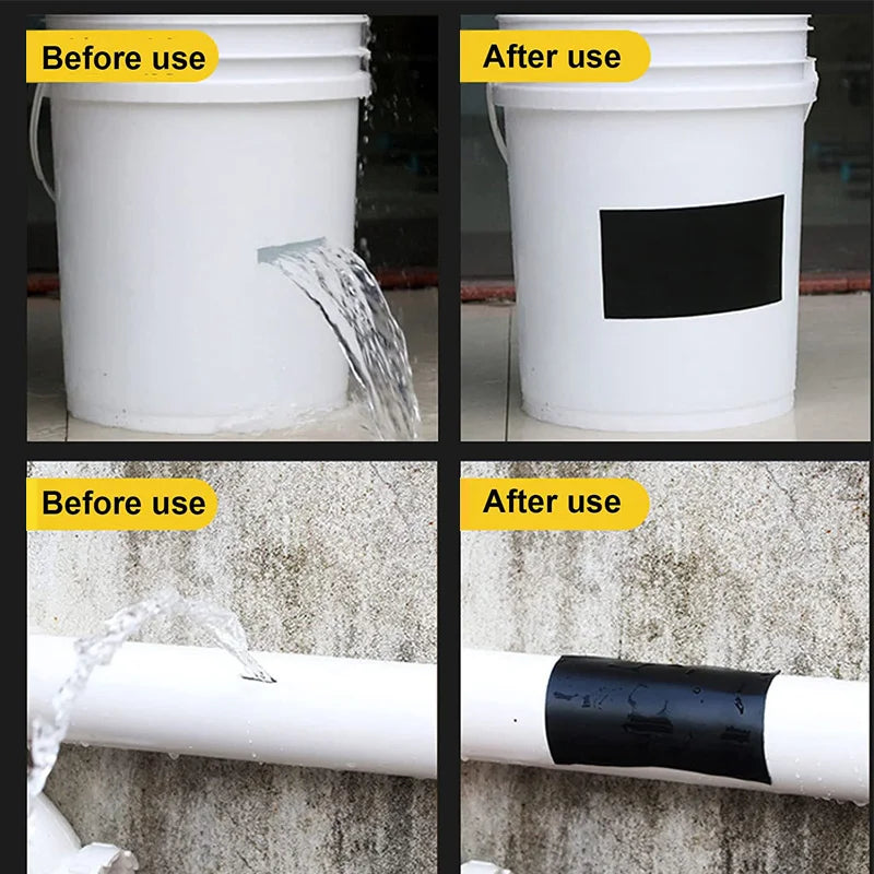 Swimming Pool Tape Adhesive Waterproof Sealing Tape Leak Stopper For Pipes Patch Holes & Crack Butyl Sticker Strong Glue Barrier