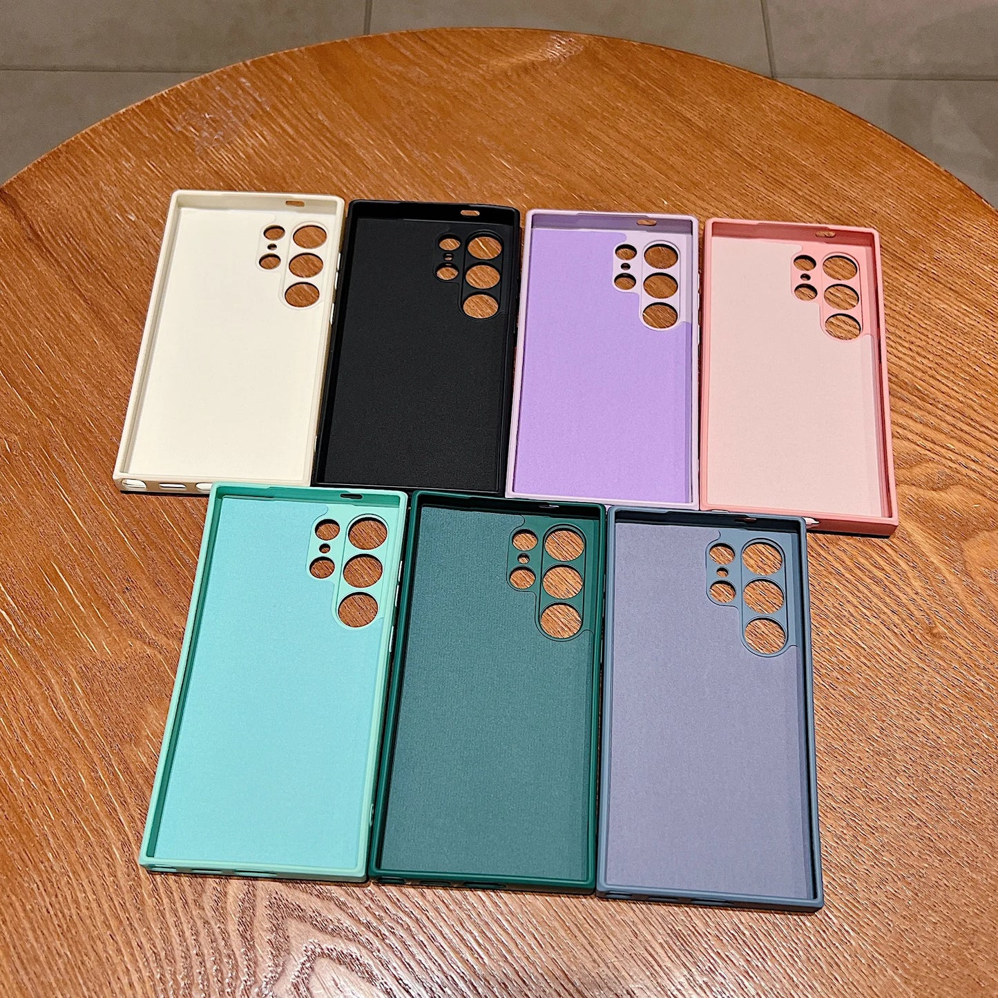 Samsung S25 Ultra Case Liquid Silicone Soft-Touch Shell For Galaxy S24 S23 S22 S21 FE Ultra Plus Slim TPU Protective Cover ﻿