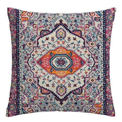 Moroccan ethnic cushion cover, short plush pillowcase 40x40 45x45 50x50 60x60, sofa decorative cushion cover, home decoration