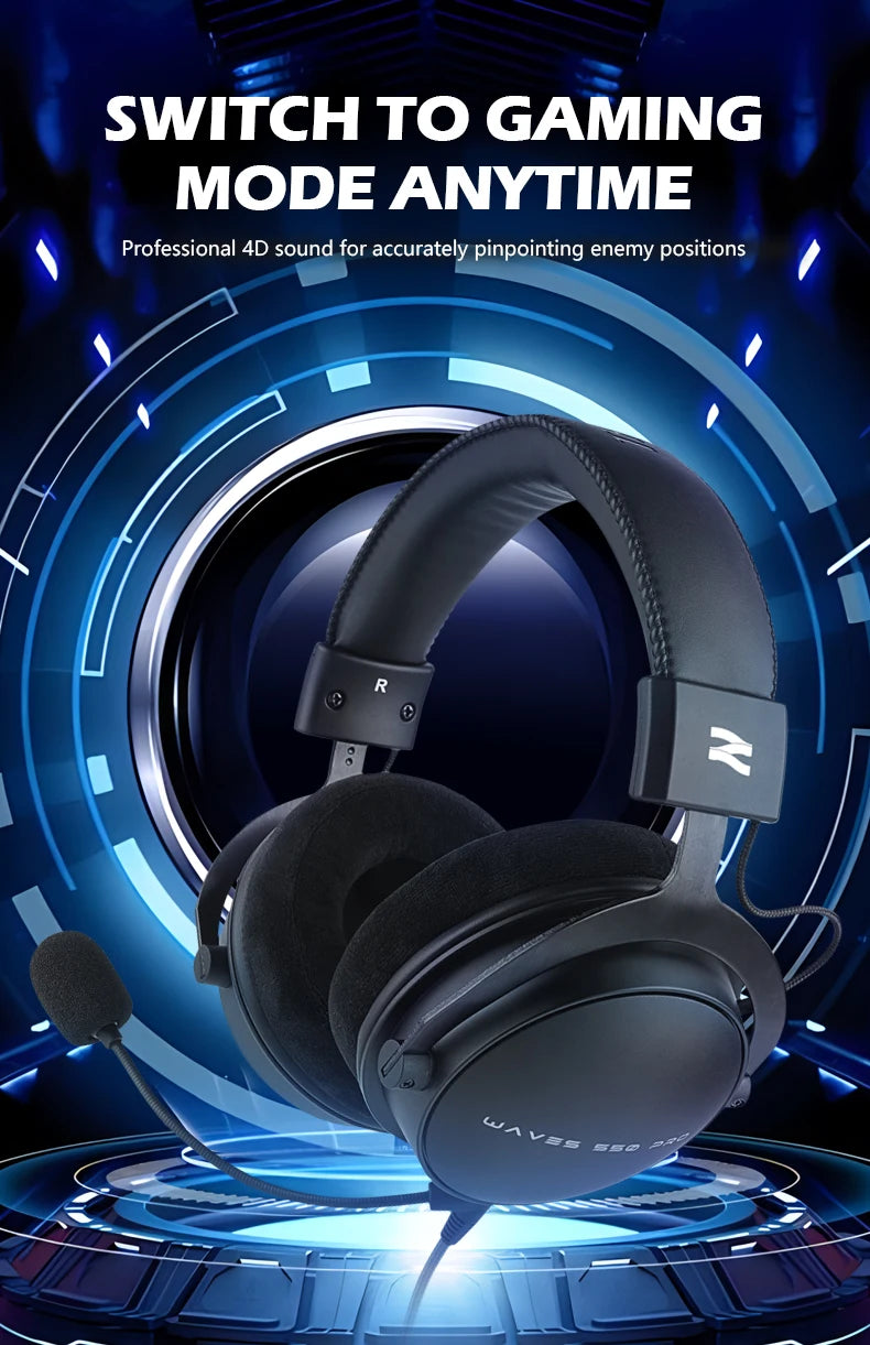 TALOMEN W550X Corded Studio Headphones Stereo Professional DJ Headphones Over-Ear Monitor Headphones with Detachable Cable Gift