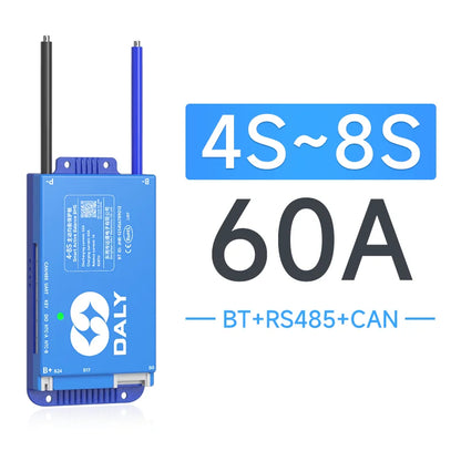 Daly BMS Smart Lifepo4 8S BMS Wifi Active Balancer 1A Current BMS 4S 12V 16S 48V Bluetooth 40A 60A 80A 100A 150A 200A Li-ion CAN