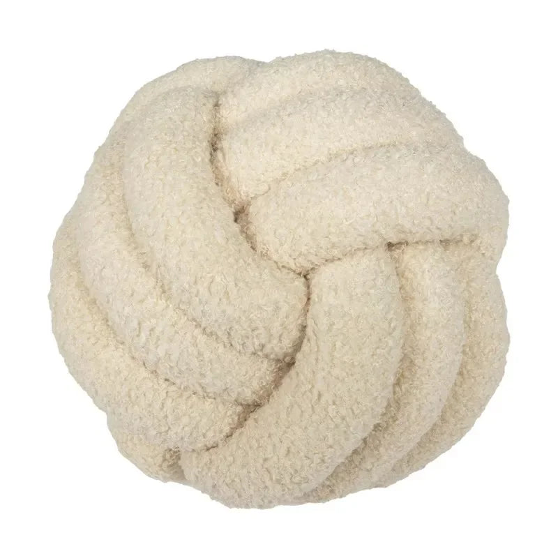 Aesthetic Knot Globe Plush Cushion Nordic Ball Stuffed Pillow Sofa Decorative Throw Pillow Soft Sleeping Back Cushion Decor