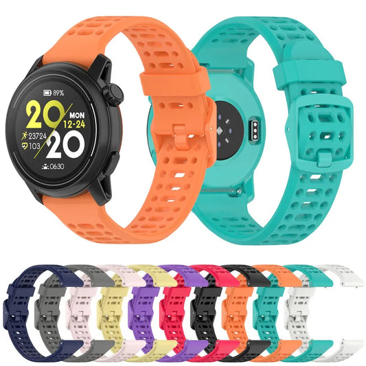 20mm 22mm Sports Band For COROS APEX 2/42mm PACE 2 Watch Strap For COROS PACE 3/APEX PRO/2Pro/46MM Silicone Replacement Bracelet