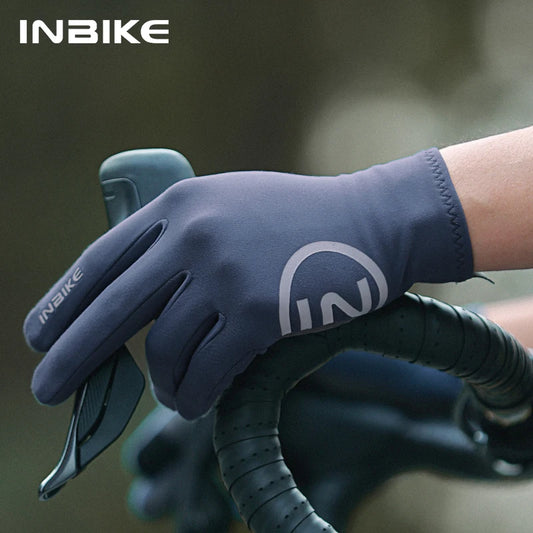 INBIKE Autumn Winter Thermal Bicycle Gloves Touch Screen Men Women MTB Road BikeGloves  Sports Fitness Outdoor Cycling Gloves
