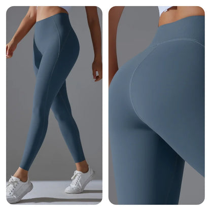 Women's High Waisted, Tight Fitting, Sexy Peach Hip Lifting Yoga Pants, Gym Exercise, Running, Pilates, Leggings Yoga Pants