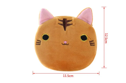 Animal Shape Plush Coin purse Headphone Bag Zipper Money Duck Women Coin Wallet Bag Kawai Card Key Money Coin Purse Bags Gift