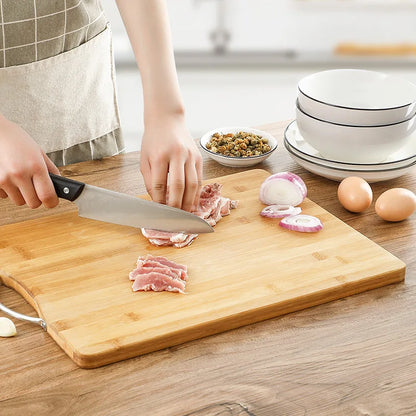Bamboo Cutting Board – Charcuterie, Meat & Veg Prep Block