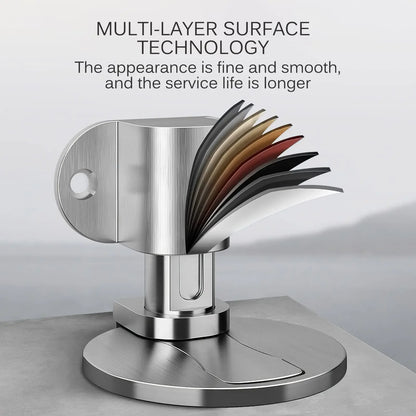 2pc/1pc Adjustable Invisible Magnetic Door Stop Suction Punch-free Strong Magnetic Door Stopper Stopper for  Home Office Bedroom