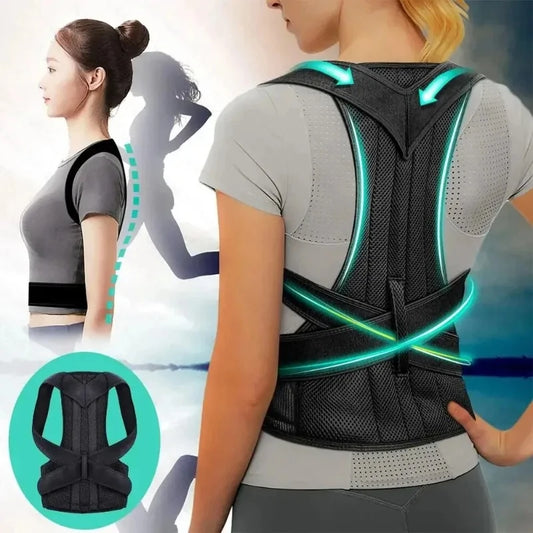 Adjustable Kids Back Posture Corrector with Waist Support