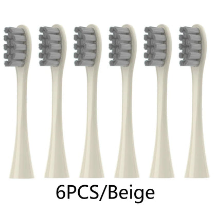 2/4/6PCS Soft Replacement Heads For Oclean X/ X PRO/ Z1/ F1 Blue Brush Heads DuPont Sonic Toothbrush Vacuum Bristle Nozzles