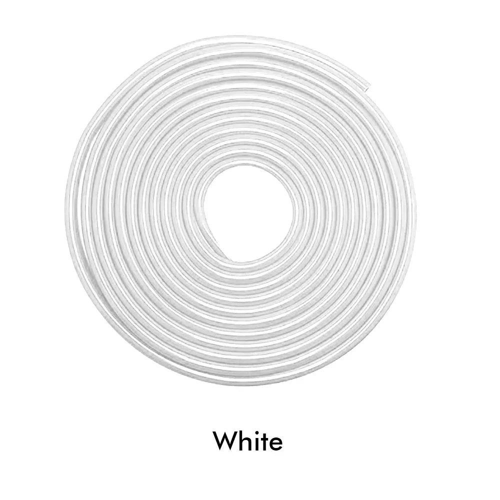 5M Transparent Car Door Edge PVC Scratch Protector Strips Car Anti-collision Sealing Strip Door Anti-scratch Transparent Strip