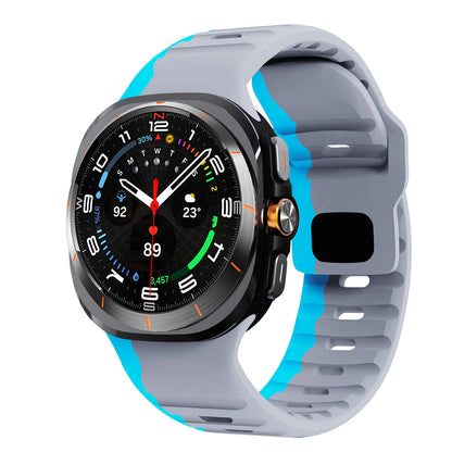 For Samsung Galaxy Watch 7 Ultra Strap 47mm Accessories correa Sport Silicone Bracelet For Galaxy Watch 8 ultra 2025 band 47 mm