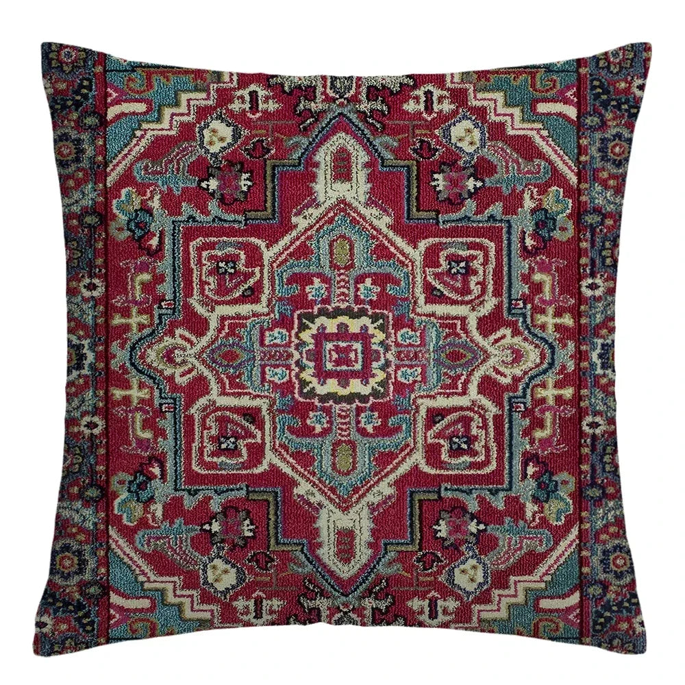 Moroccan ethnic cushion cover, short plush pillowcase 40x40 45x45 50x50 60x60, sofa decorative cushion cover, home decoration