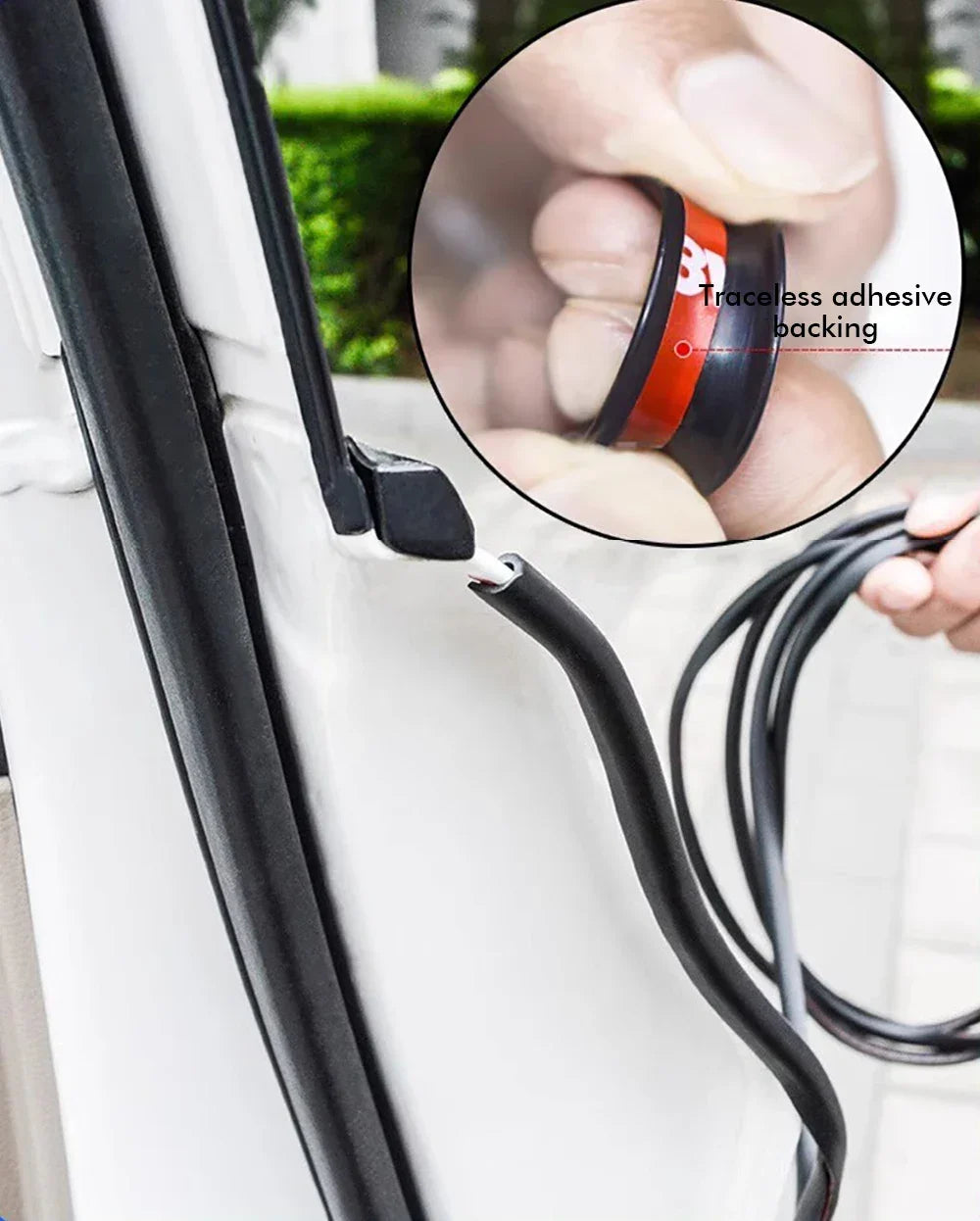 5M Transparent Car Door Edge PVC Scratch Protector Strips Car Anti-collision Sealing Strip Door Anti-scratch Transparent Strip