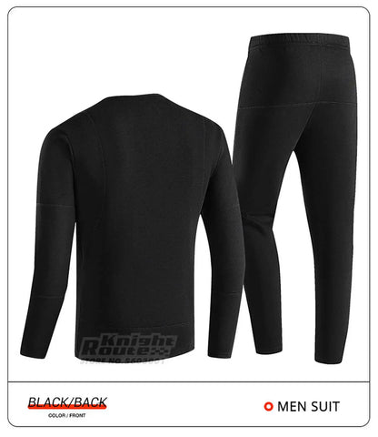 28 Areas Winter Motorcycle Heated Thermal Underwear Men's Women's Heated Jacket USB Heating Smart Pants Hiking Bike Camping Ski