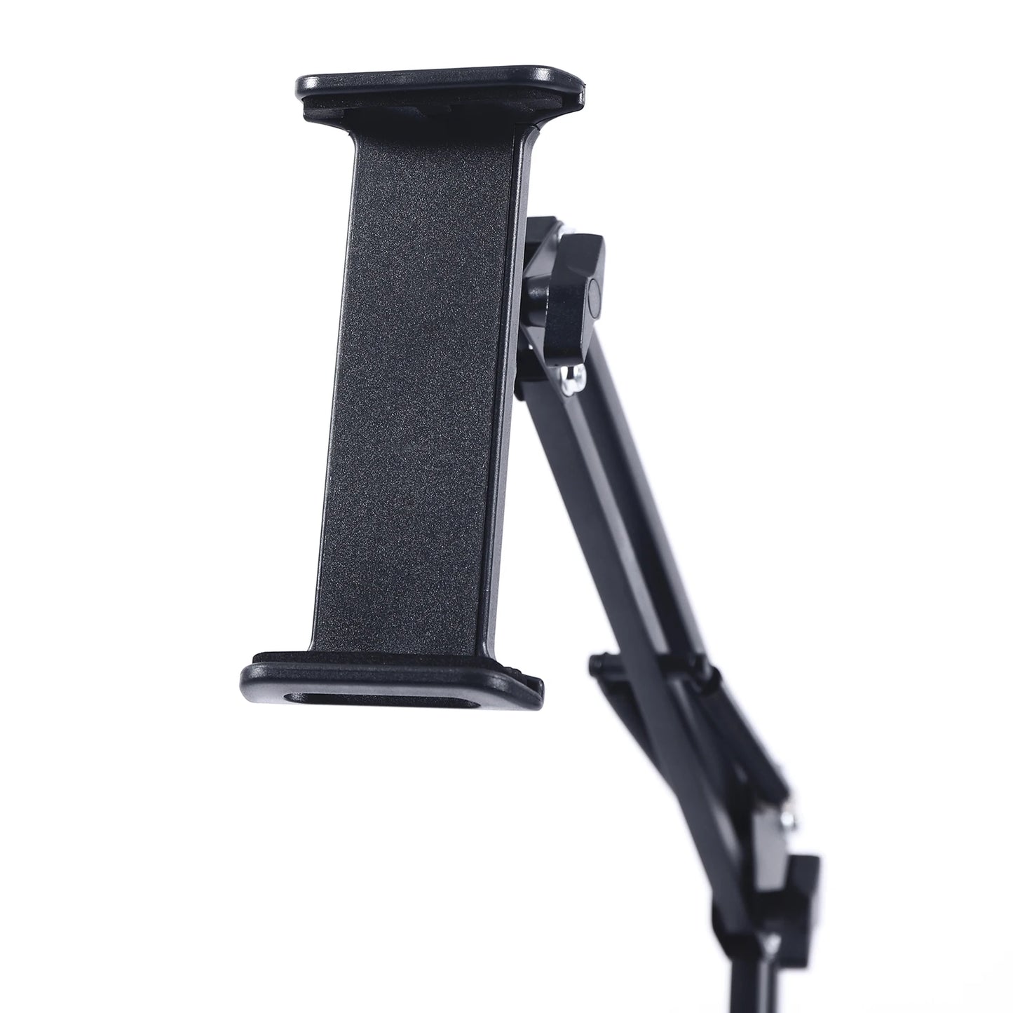 Adjustable Tablet Floor Stand 360° Swivel Height & Angle Adjustable Foldable Floor Holder Non-Slip Base for Home Office