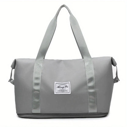 Waterproof Travel Duffel Bag – Large Capacity Nylon Gym Tote for Women**