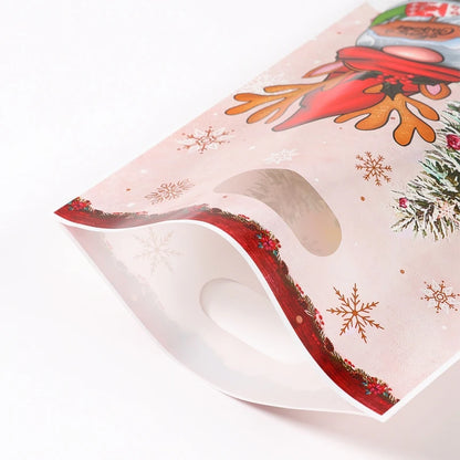 10/25/50pcs Christmas Cute Gift Bags Christmas Party Decoration 2025 Xmas Santa Claus Handbags Navidad Natal New Year Gift 2026