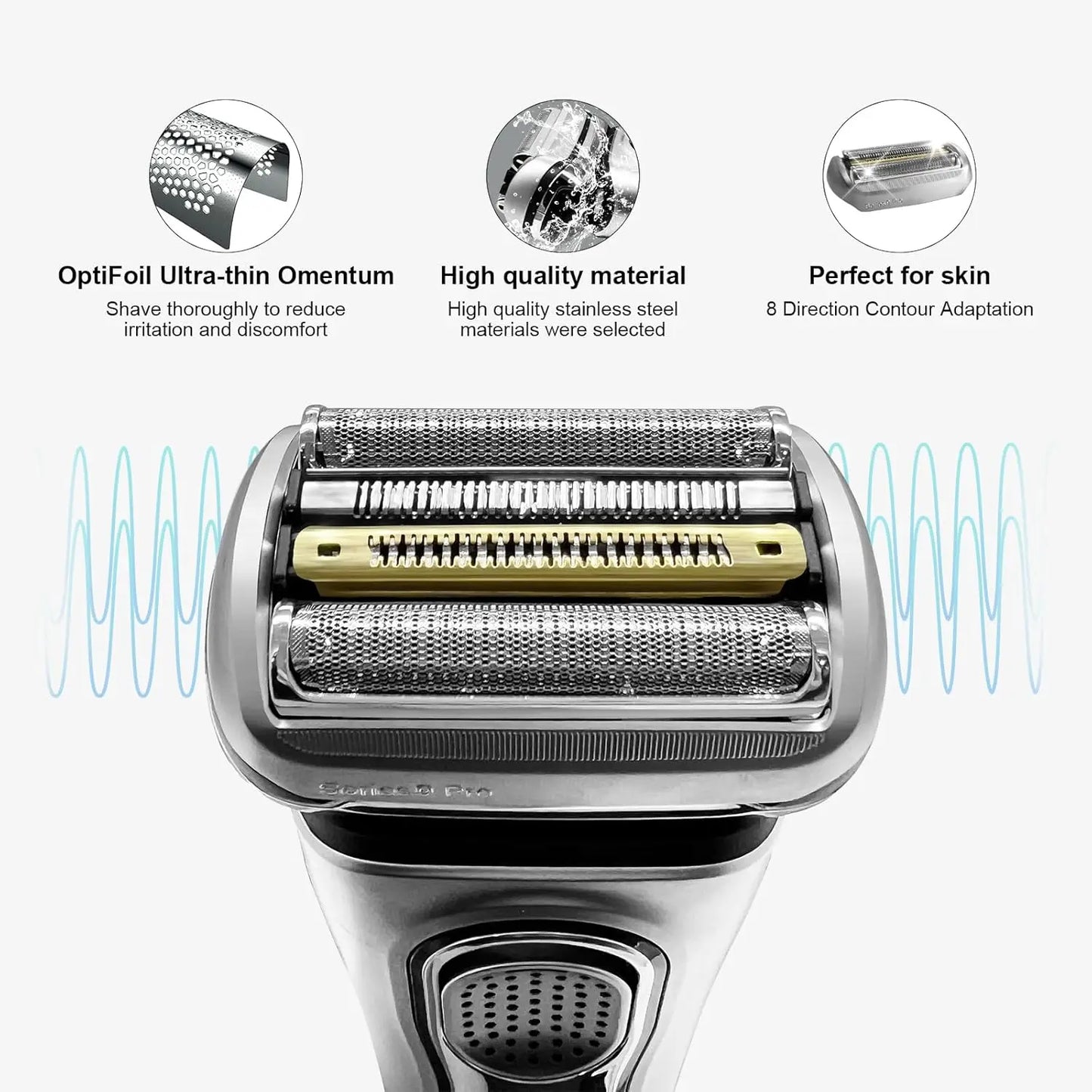 LISI 94M Series 9 Replacement Head Fit for Braun Series 9 Pro 9290cc 9291cc 9370cc 9376cc 9293s 9260s 9295cc Electric Shaver