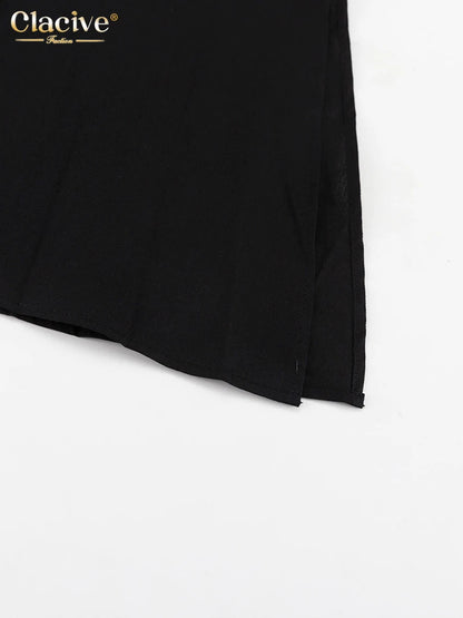 Black Cotton Sleeveless Maxi Dress – Elegant Summer Style