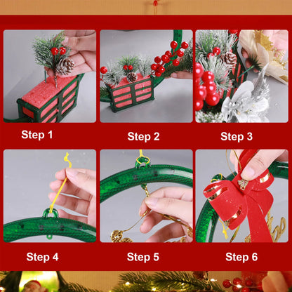 LED Christmas Tree Snowman Snowflake LED String Lights Home Window Ornament Lamp For New Year Party Garden Decoration