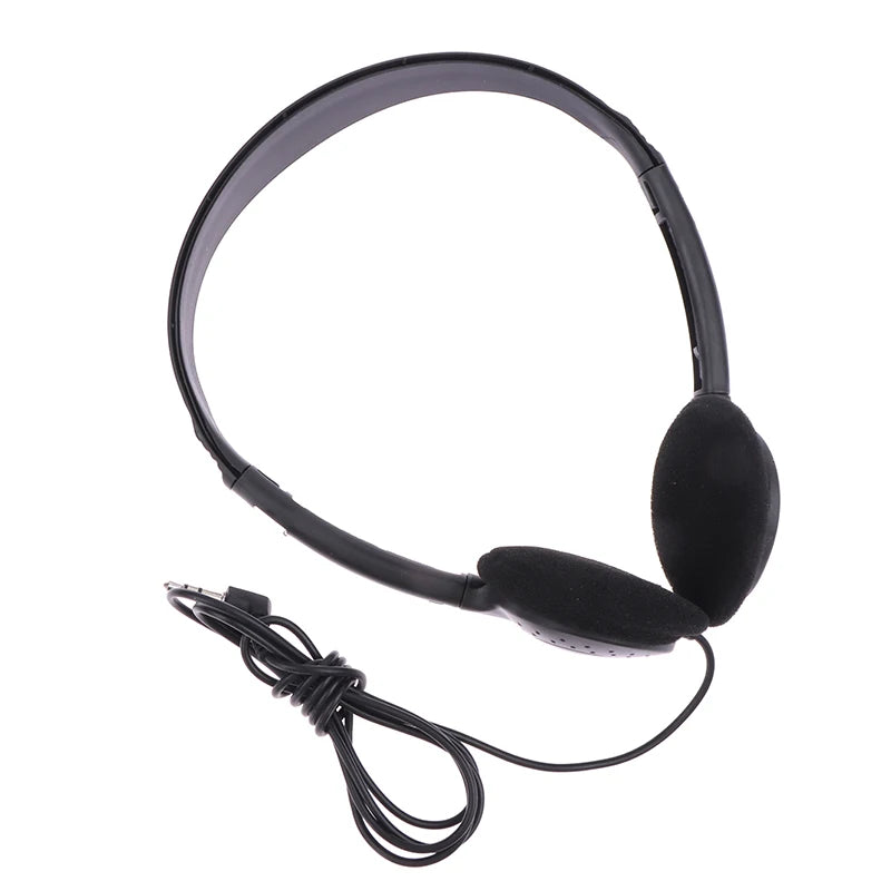 3.5mm Universal Wired Computer Headphone No Microphone Gaming Headset Noise Canceling Sport MP3 Earphone Wired Stereo Headset