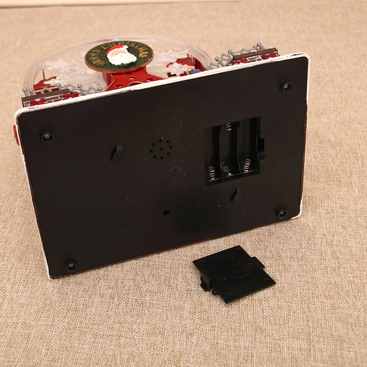 Xmas Santa Claus Spinning Light Up Ferris Wheel Octavo 2025 New Year Christmas Gift Christmas Home Party Decoration Ornament