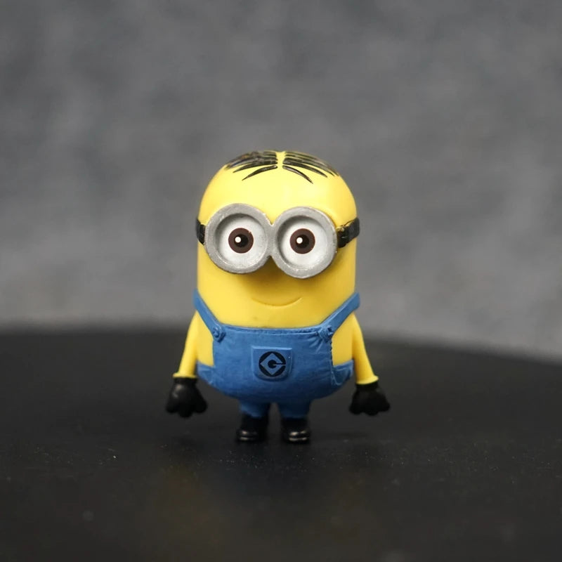 Despicable Mes Gru Agnes Miniones Dave Stuart Action Figures Cute Cartoon Doll Desktop Ornaments Collectible Toys Children Gift