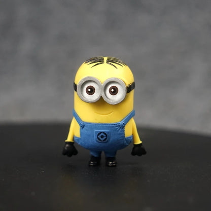 Despicable Mes Gru Agnes Miniones Dave Stuart Action Figures Cute Cartoon Doll Desktop Ornaments Collectible Toys Children Gift