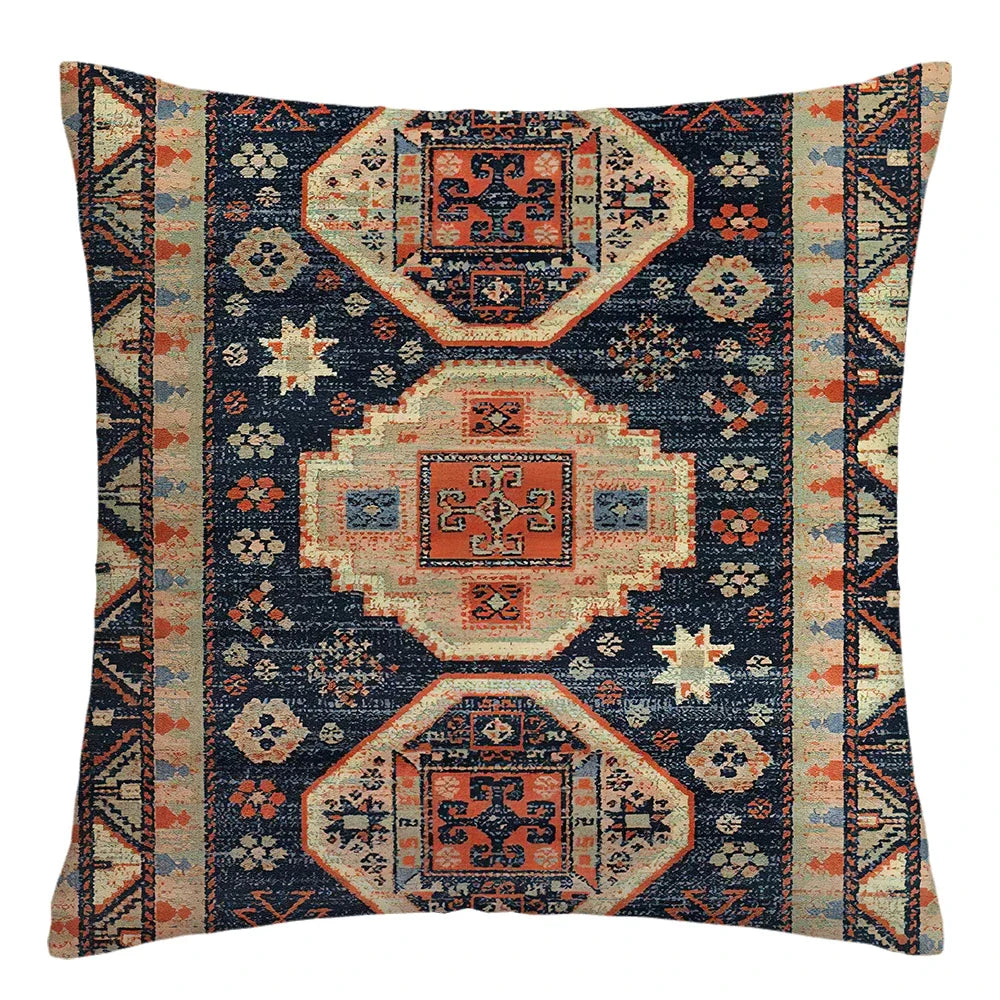Moroccan ethnic cushion cover, short plush pillowcase 40x40 45x45 50x50 60x60, sofa decorative cushion cover, home decoration