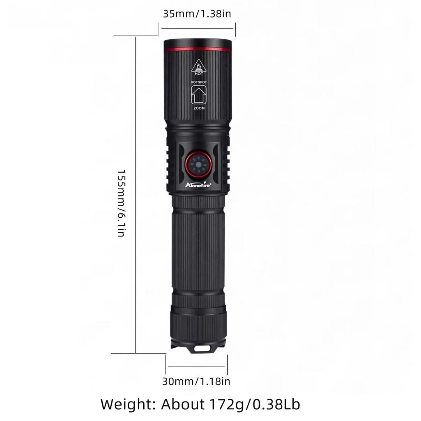 20W Zoom Round Beam Light LED High Power flashlight USB Rechargeable Torch Camping Outdoor Hunting Fishing Walking Lighting Lamp