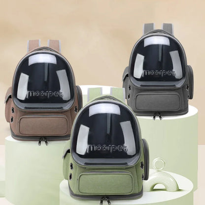 Transparent Cat Carrier Backpack – Breathable Travel Bag