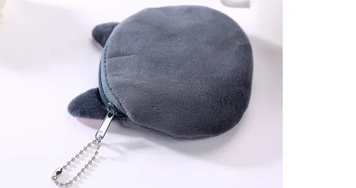 Animal Shape Plush Coin purse Headphone Bag Zipper Money Duck Women Coin Wallet Bag Kawai Card Key Money Coin Purse Bags Gift