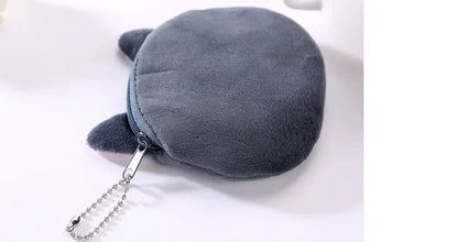 Animal Shape Plush Coin purse Headphone Bag Zipper Money Duck Women Coin Wallet Bag Kawai Card Key Money Coin Purse Bags Gift