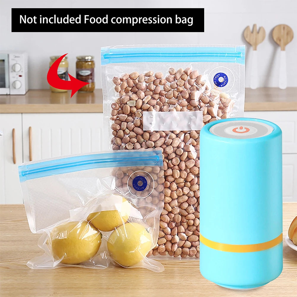 Portable Handheld Vacuum Sealer Pump Electric Vacuum Machine for Inflatable Cushions mini air pump Travel Storage Gadgets