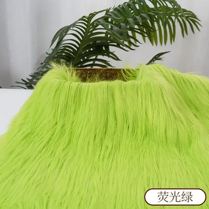 25x45cm 9cmPile Faux Fur Fabric For Sewing Doll Toy Beard Hair DIY Patchwork Material Accessories Home Decoration Cosplay Fabric