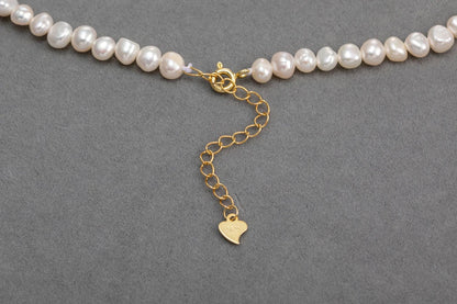 Hengsheng 4-5mm Baroque Freshwater Pearl Necklaces 38cm 45cm 50cm 925sterling Silver Necklaces Jewelry Gift 2025 New Arrivals