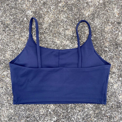 High-Support Sports Bra for Women - Backless, Removable Pads & Breathable