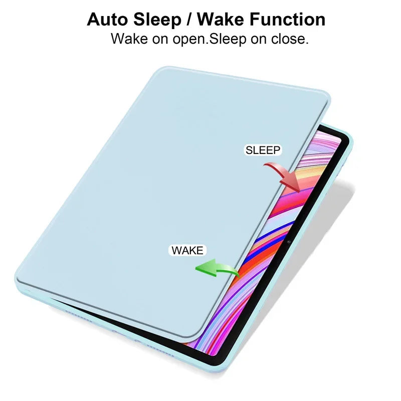 For Redmi Pad Pro 12.1 inch 360 Rotating Magnetic Smart Tablet Cover For Xiaomi Redmi Pad Pro 12.1 2024 Case with Pencil Holder