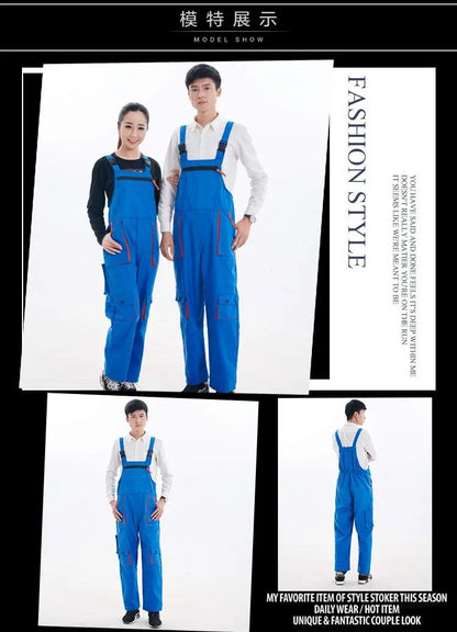 Work Overall Uniform Men Women Working Coveralls Welding Suit Car Repair Workshop Mechanic Plus Size Clothes