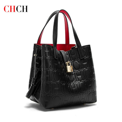 Steel Embossed PU Tote Bag – Elegant Handheld Shoulder Bag for Women