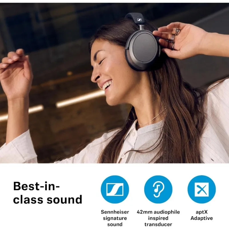 MOMENTUM 4 Wireless Headphones, Bluetooth for Crystal-Clear Calls w/Adaptive Noise Cancellation, 60h Battery - Unique features