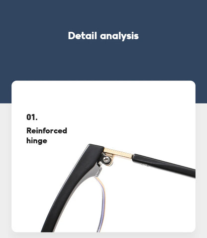 XJiea 2024 Photochromic Anti-blue Light Glasses Men Fashion Rectangle Semi Rimless Eyewear For Women Office Computer Goggle