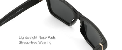 ZENOTTIC Retro Rectangle Sunglasses for Men Women Polarized UV400 Protection Classic Trendy Driving Sun Glasses