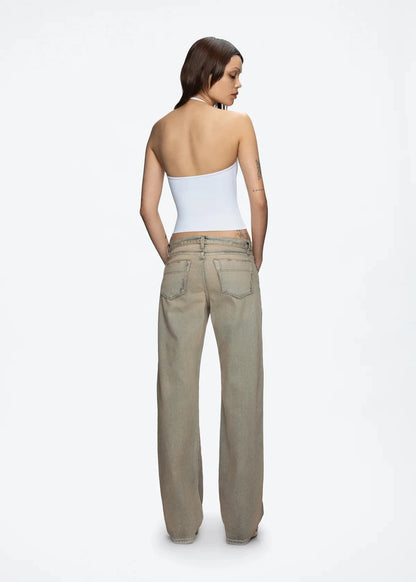 Tank Baby Blue Thin Strap Halter Small U-Neck Vest White Sexy Women's Summer Short Top