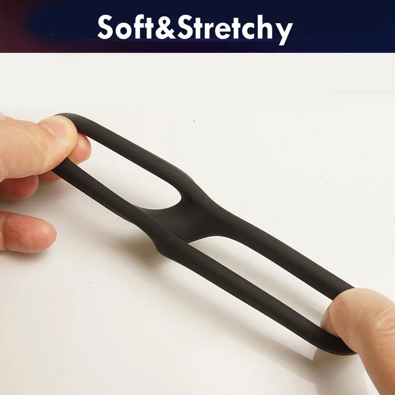 Liquid Silicone Penis Cock Rings, Scrotum Testicles Ball Stretcher,Sex Toys For Men Cockring,Delay  Ejaculation Penisring