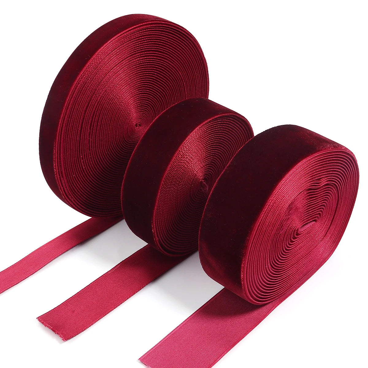 5-10yards 6/10/15/25/32mm Velvet Ribbon Wedding Party Decoration Handmade Ribbon Gift Wrapping Hair Bowknot DIY Christmas Ribbon