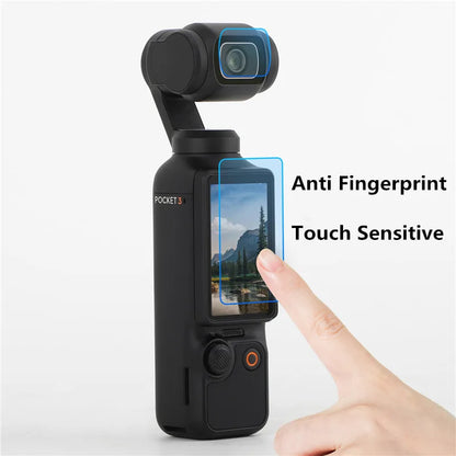9H HD Tempered Glass for DJI OSMO Pocket 3 Screen Protector For DJI Pocket 3 Gimbal Camera Lens Protect Glass Accessories