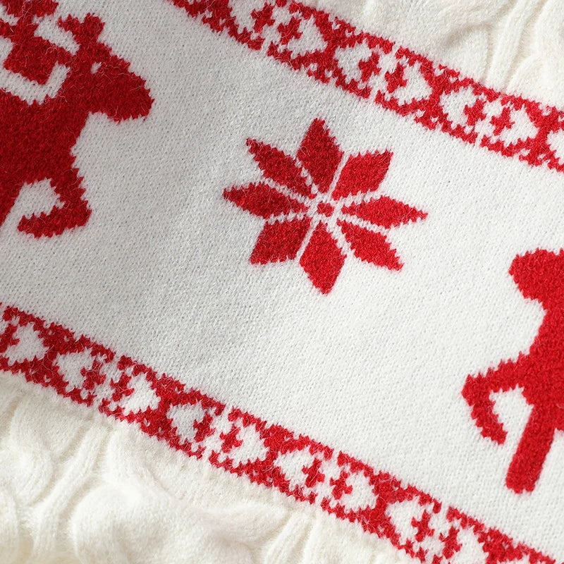 Winter Luxury Cashmere Sweater 2024 New Fall Men Thick Warm Mens Sweaters With Deer Korean Harajuku Christmas Jumper